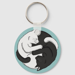 Yin och Yang Nyckelring