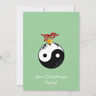 Yin och Yang Ornament Inbjudningar