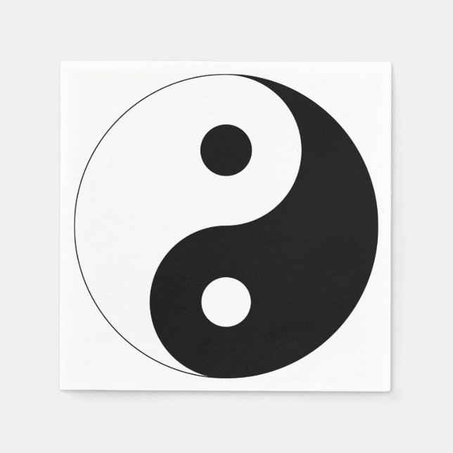 Yin och Yang Pappersservett (Framsidan)