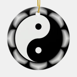 Yin och Yang Round Ornament