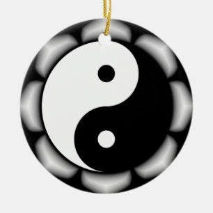 Yin och Yang Round Ornament