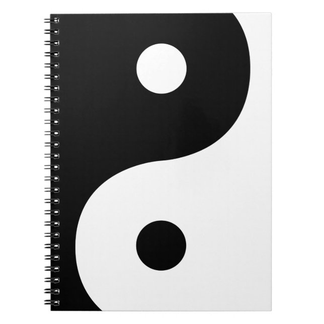Yin och Yang Sides Anteckningsbok (Framsidan)
