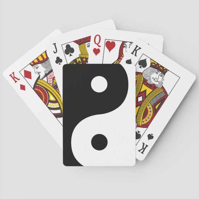 Yin och Yang Sides Casinokort (Baksidan)