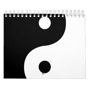 Yin och Yang Sides Kalender