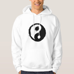 Yin och yang Symbol Black and white Hoodie