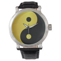 Yin- och Yang-symbol | Guld asiatisk filosofi frys