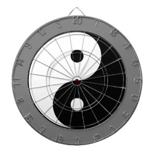 Yin och Yang Symbol (kinesisk taijitu) Darttavla