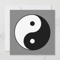 Yin och Yang Symbol (kinesisk taijitu)