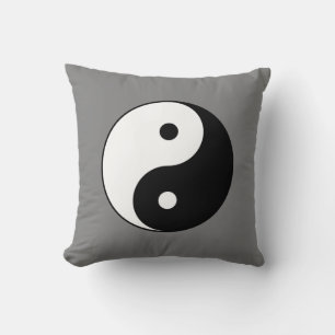 Yin och Yang Symbol (kinesisk taijitu) Kudde