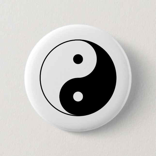 YIN- OCH YANG symbol Knapp (Framsida)