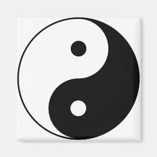 YIN- OCH YANG-symbol Magnet