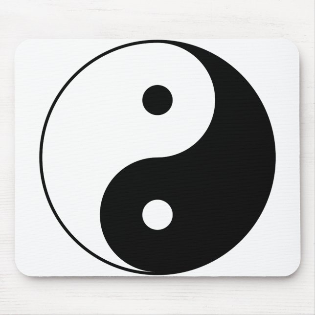 YIN- OCH YANG symbol Musmatta (Framsidan)