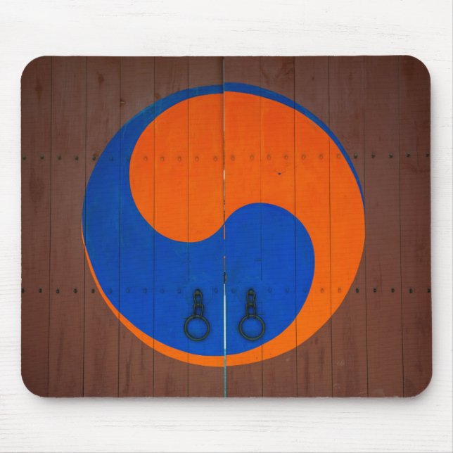 Yin och Yang-symbol, Sydkorea Musmatta (Framsidan)