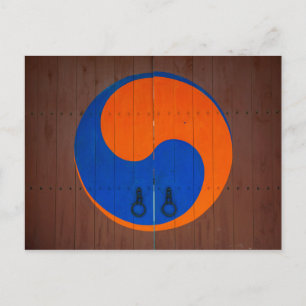 Yin och Yang-symbol, Sydkorea Vykort