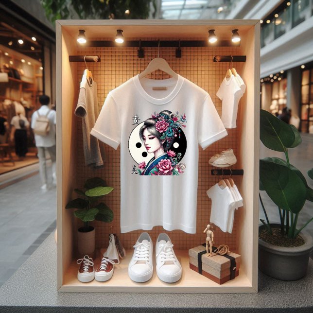 Yin och Yang T-shirt (Yin Yang, Chinese Culture )