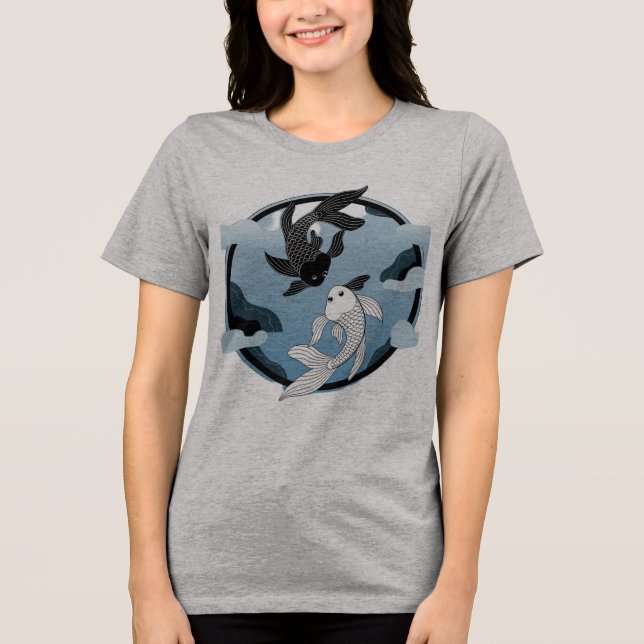 Yin och Yang T Shirt (Framsida)