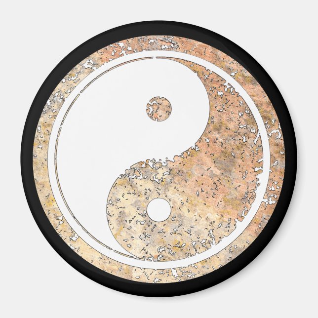 Yin och Yang Talking Canyons, New mexico Magnet (Framsidan)