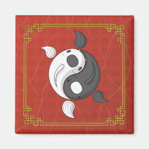 Yin och Yang the Koi Magnet