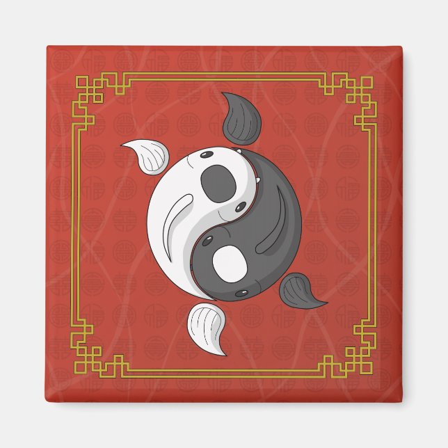 Yin och Yang the Koi Magnet (Framsidan)