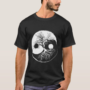 Yin och Yang Träd Balance Buddhism Natature Life G T Shirt