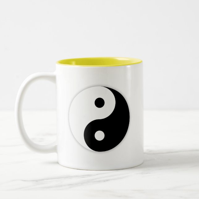 Yin och Yang Två-Tonad Mugg (Vänster)