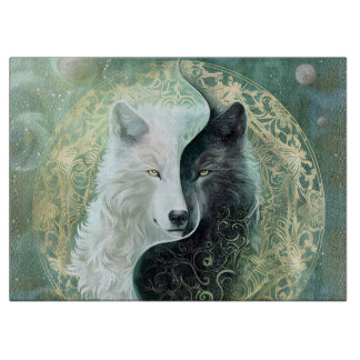 Yin och Yang vargar