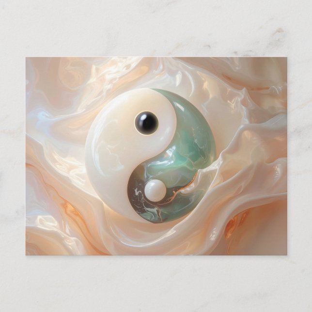 YIN OCH YANG - Yijing Vykort (Framsida)