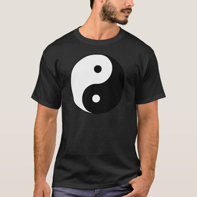 Yin och yang (yin-yang, yin yang, 陰陽). tröja (Framsida)
