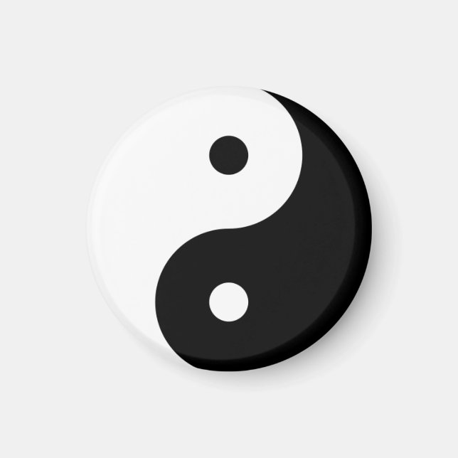 Yin Tang Tai Ji Chinese Symbol Magnet (Framsidan)