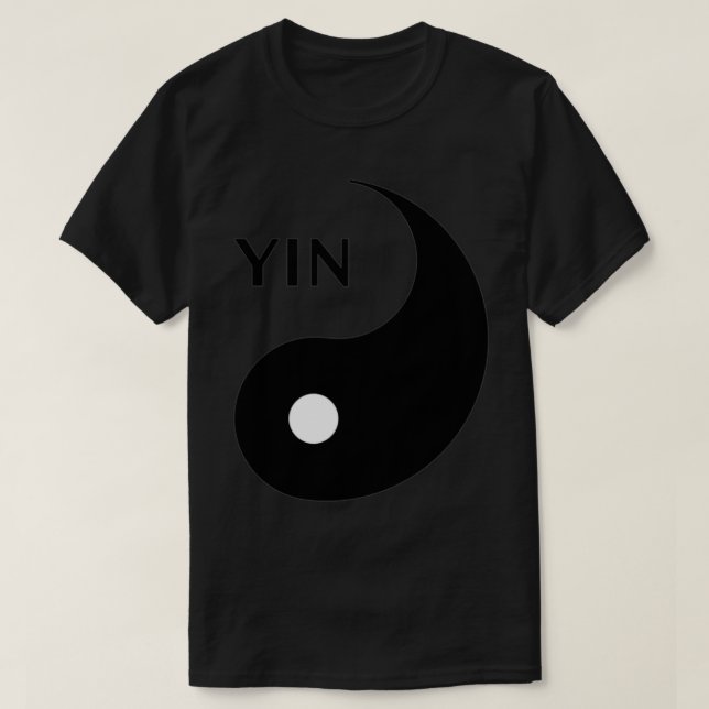 Yin tittar för yang, matchande par, Valentineser T Shirt (Design framsida)