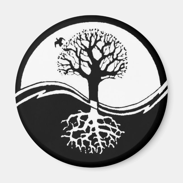 Yin Träd Magnet (Framsidan)