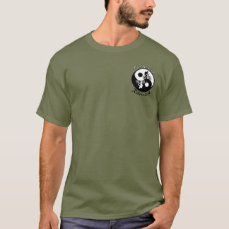 Yin Yan bor för att rida mountainbiketshirten Tee Shirt