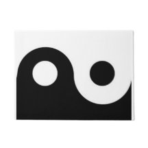 yin yang 18" x 24" dörrmatta