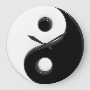 Yin Yang #1D Stor Klocka