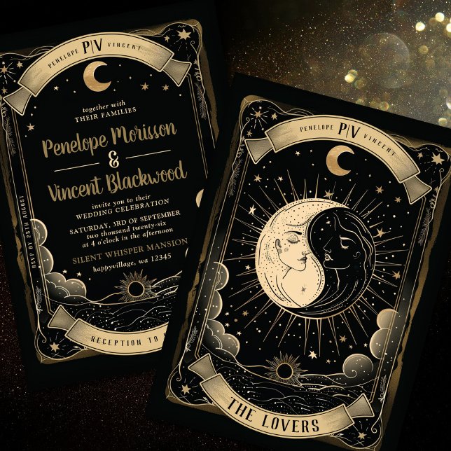 Yin Yang 2 | Tarot Bröllop Inbjudningar (Skapare uppladdad)