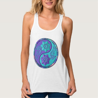 Yin Yang 5 Linne Med Racerback