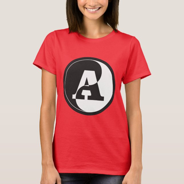 yin yang A T Shirt (Framsida)