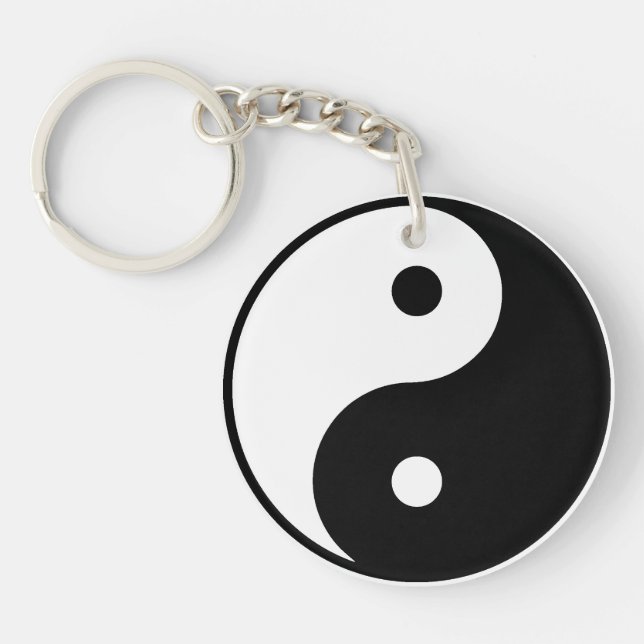 Yin Yang Acrylic Keychain (Framsidan)
