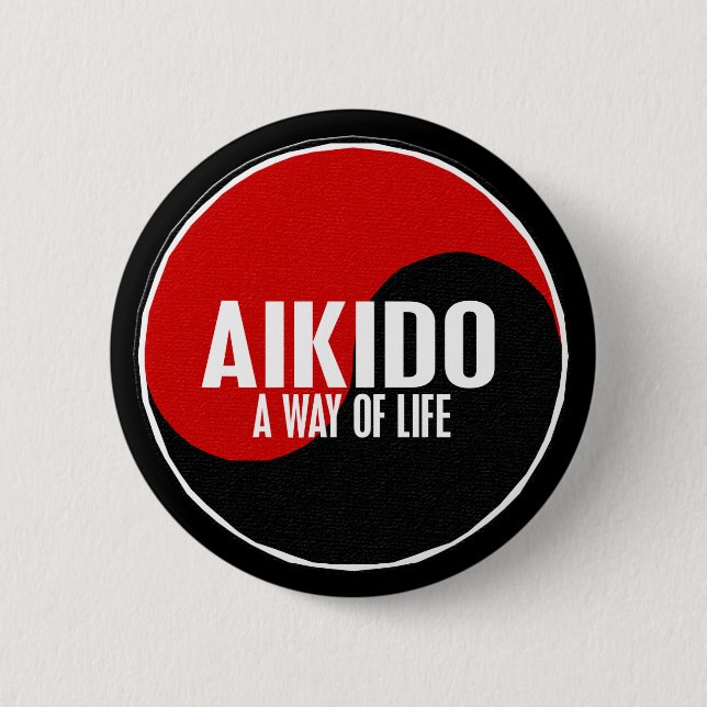 Yin Yang Aikido 1 Knapp (Framsida)