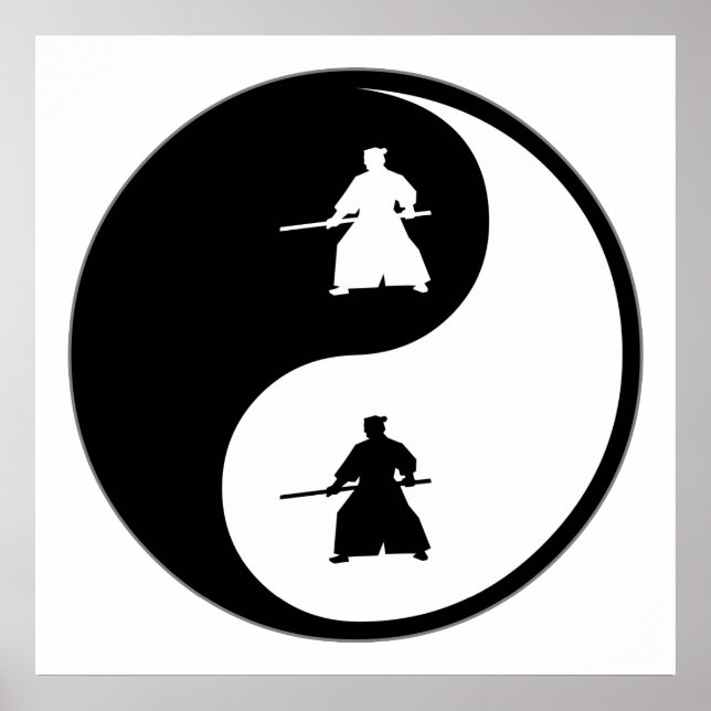 Yin Yang Aikido Poster (Framsidan)