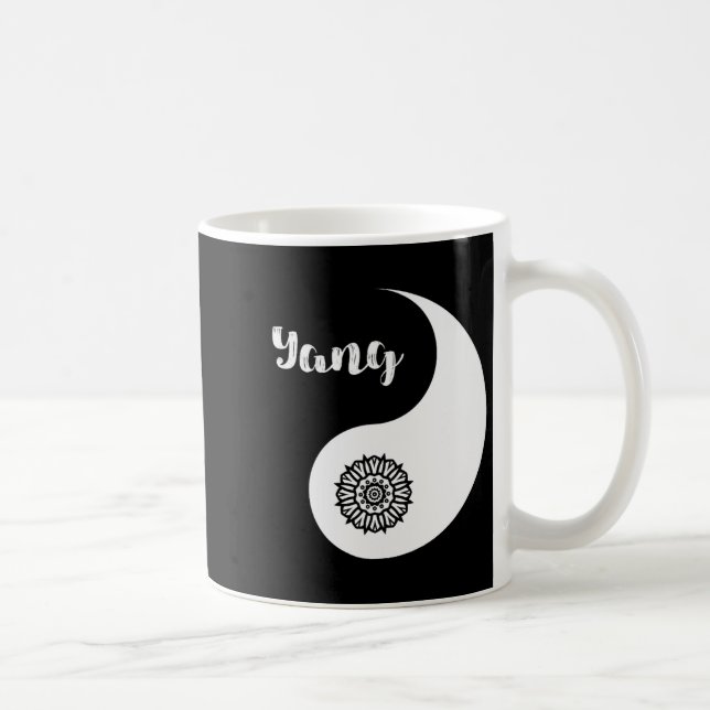 Yin & Yang Alla hjärtans dag söta matchande par Kaffemugg (Höger)