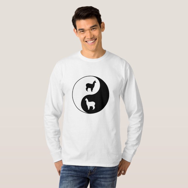 Yin Yang Alpacakonst Tröja (Hel framsida)