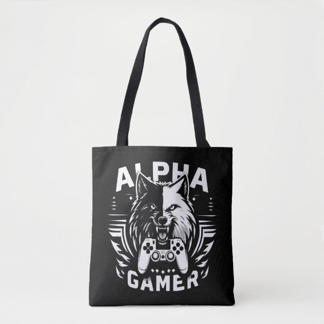 Yin Yang Alpha Gamer Varg Tygkasse (Framsida)