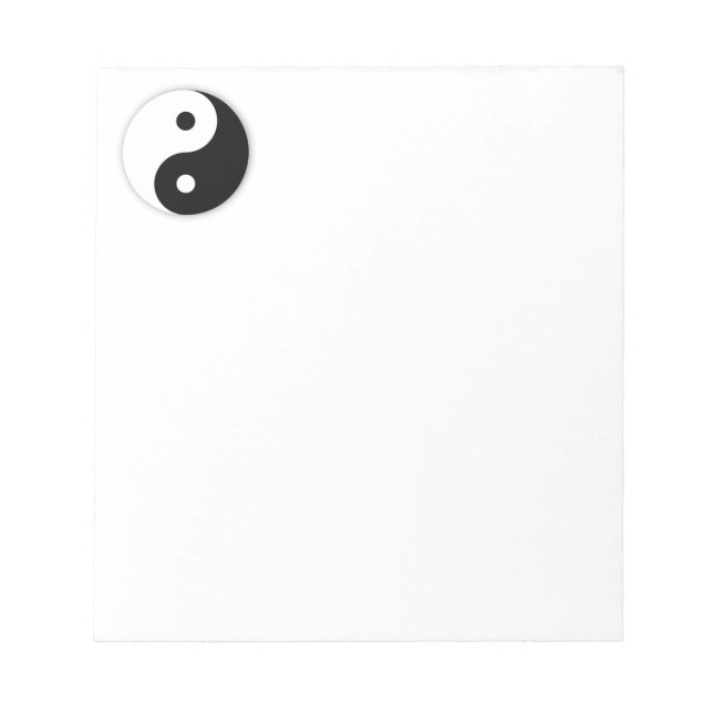 Yin Yang Anteckningsblock (Framsida)