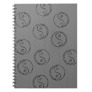 Yin Yang Anteckningsbok Med Spiral