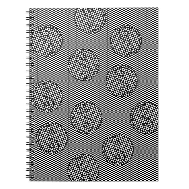 Yin Yang Anteckningsbok Med Spiral (Framsidan)