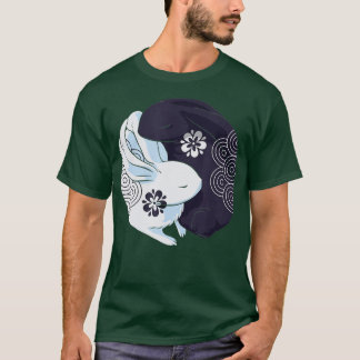 Yin Yang-året för kinesiska kaninkanen Lycklig T Shirt
