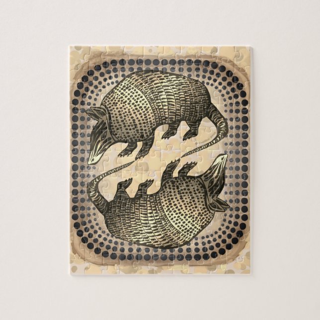 Yin Yang Armadillo Pussel (Vertikal)