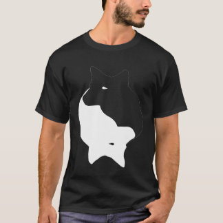 Yin Yang Australian Cattle Hund Heeler Symbol Zen T Shirt