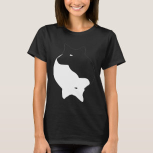 Yin Yang Australian Cattle Hund Heeler Symbol Zen T Shirt